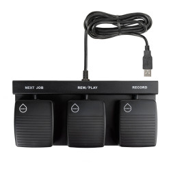 DAC FP-110-USB-W Three Button Foot Pedal (Waterproof) - New FP110
