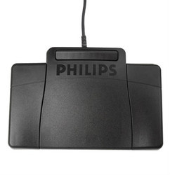 Philips LFH2330 USB Foot Pedal for Digital Transcription - New