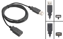 ECS USB A Male to A Female Cable Extender - New