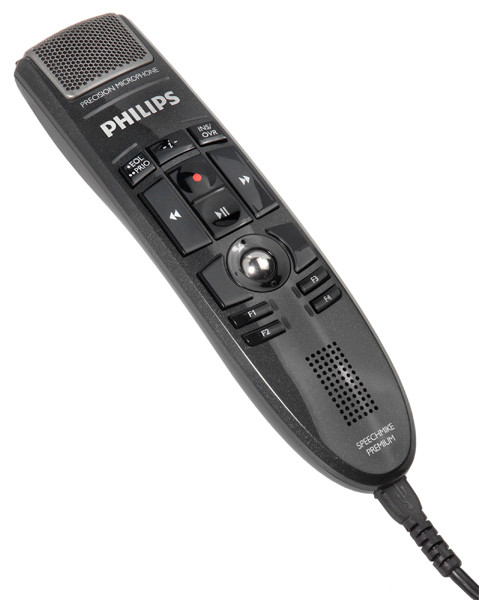 Philips SMP3700 SpeechMike Premium Push-Button Handheld Microphone 