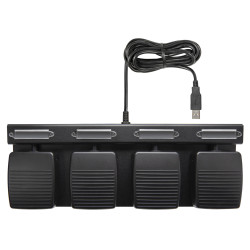 ECS-DRAGON-FP-4B Four Button Hands Free Foot Pedal for Dragon®