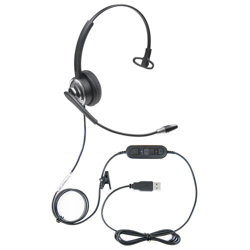 Professional Wordcommander Voice To Text Usb Voice Recognition Headset With Noise Cancelling Boom Microphone
