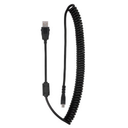 Philips SpeechMike Premium and Touch Replacement Tangle Free USB Curly Cord Cable