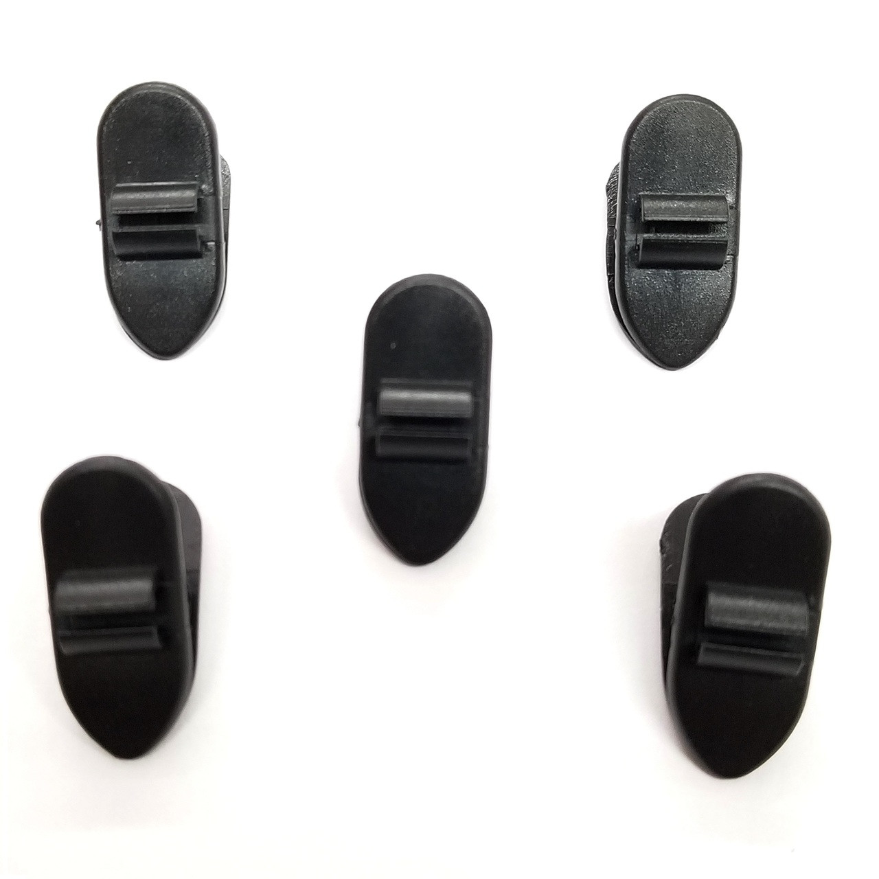 Clips for Earphone Wire, Headphone Mount Cable Clothing Clip, 5 Pcs Black  Clips for Most Headset, Pack of 5 (Black)