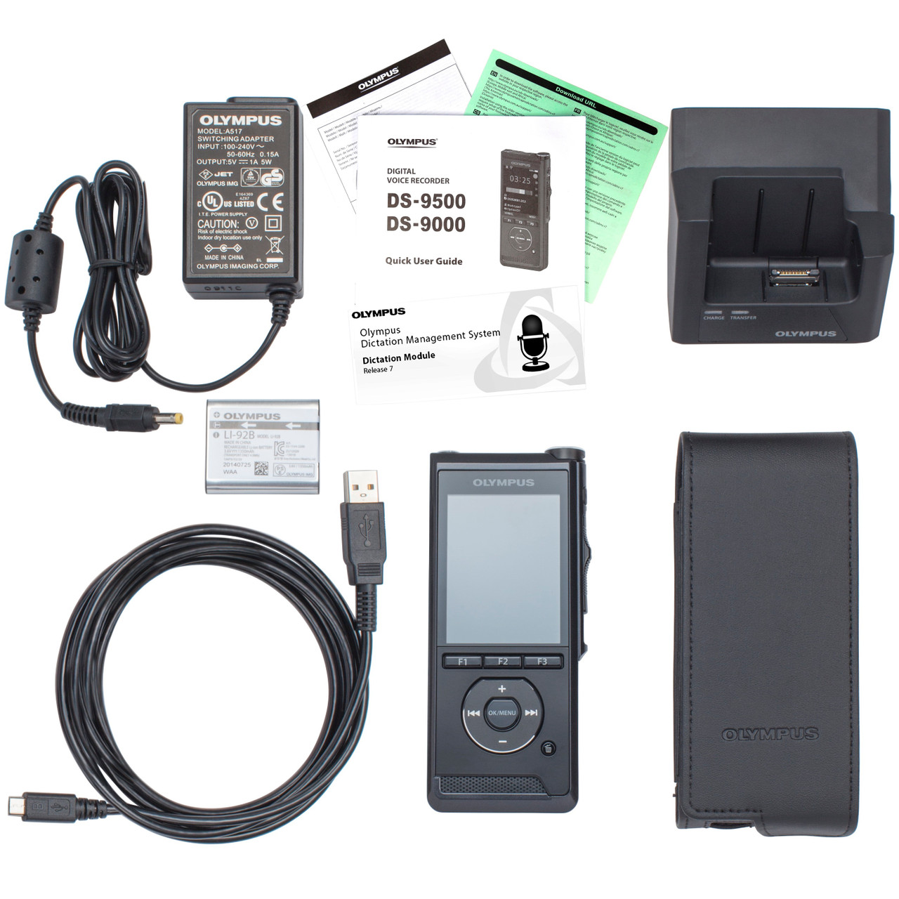 Olympus DS-9000 Digital Dictation Portable Voice Recorder