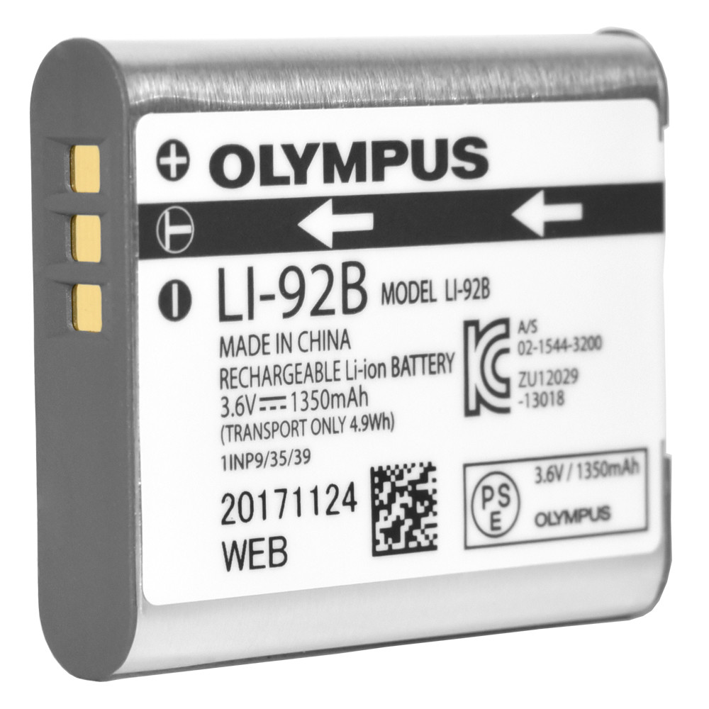 Olympus LI-92B Li-Ion Rechargeable Battery for DS-9500 and DS-9000 - New  LI92B