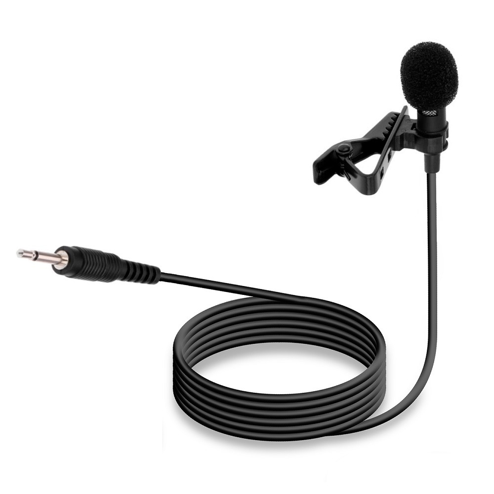 WordTieClip 3.5 mm Omni-Directional Mono Microphone with 3' Cable