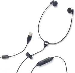 VEC Spectra-TCU Multimedia Stereo Headset with Built in Microphone and USB Plug B09X67SH45