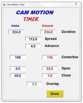 The Cam Motion Cam Timer