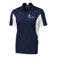 SON Men's Coal Harbour Snag Resistant Color Block Sport Shirt - Navy/White (SON-102-NY)