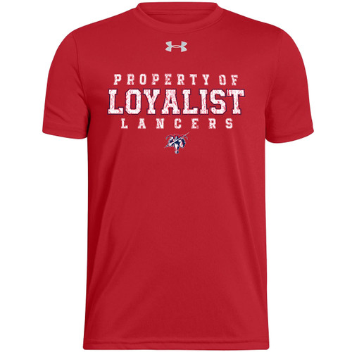 LCL Under Armour Youth Locker Tee - Red (LCL-302-RE)