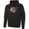 WPH Adult Fleece Hooded Sweatshirt with Printed Logo - Black (WPH-006-BK)