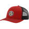 WPH Richardson Trucker Snapback - Red/Black (WPH-051-RE.TE-RC112-RDBK-OS)