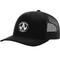 WPH Richardson Trucker Snapback - Black (WPH-051-BK.TE-RC112-BLA-OS)