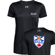 CLL Under Armour Women's Short Sleeve Locker Tee 2.0 - Black (CLL-201-BK)