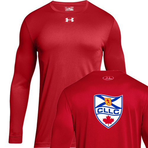 CLL Under Armour Men's Long Sleeve Locker Tee 2.0 - Red (CLL-102-RE)