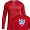 CLL Under Armour Men's Long Sleeve Locker Tee 2.0 - Red (CLL-102-RE)