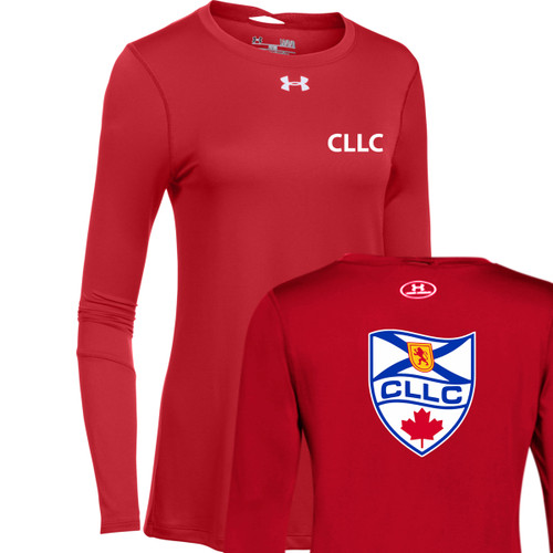 CLL Under Armour Women's Long Sleeve Locker Tee 2.0 - Red (CLL-202-RE)