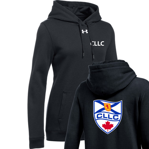 CLL Under Armour Women's Hustle Hoodie - Black (CLL-203-BK)