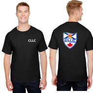 CLL Champion Adult Ringspun Cotton T-Shirt - Black (CLL-004-BK)