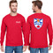 CLL Champion Adult Long-Sleeve Ringspun T-Shirt - Red (CLL-005-RE)