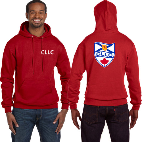 CLL Champion Adult Double Dry Eco Pullover Hood - Red (CLL-006-RED)