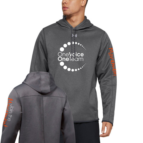 OVO UA Fleece Double Threat Men’s Hoodie - Carbon Heather (OVO-103-CB)