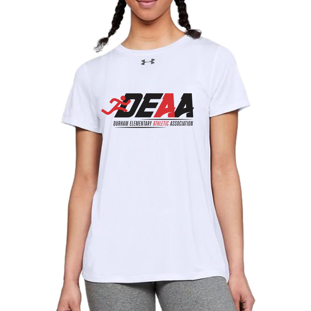 DEAA Under Armour Women's Short Sleeve Shirt WHITE YouWear.ca