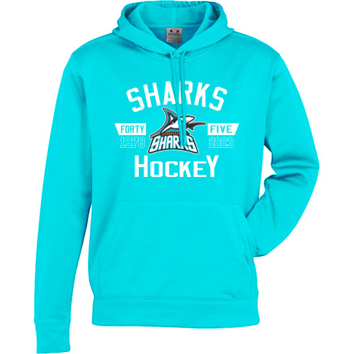 Scarborough Sharks Biz Collection Men's Hype Pull on Hoody - Cyan (SSH-105-CY)