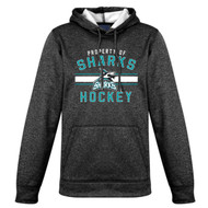 Scarborough Sharks Biz Collection Ladies Hype Pull on Hoody - Black Marle (SSH-205-BM)