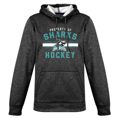 Scarborough Sharks Biz Collection Youth Hype Pull on Hoody - Black Marle (SSH-305-BM)