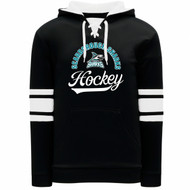 Scarborough Sharks Athletic Knit Adult Hockey Hoodie - Black/White (SSH-007-BK)