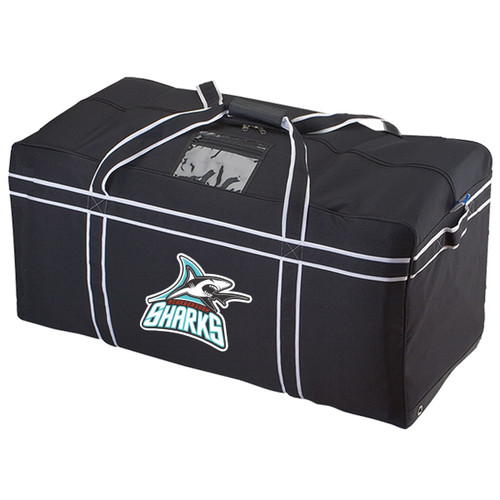 SSH Scarborough Sharks Reinforced Team Players 36" Hockey Bag - Black (SSH-060-BK.KO-RTB1236-BLWH-OS)