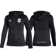 SLC Adidas Women's Team Issue Full Zip Jacket - Black (SLC-206-BK)
