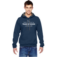 SON Fruit of the Loom Adult SofSpun Hoodie - Navy - With new logo