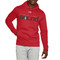 Harbourtown Sound Under Armour Men's Hustle Fleece Hoody - Red (HTS-101-RE)