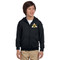 ONT 75th Anniversary Gildan Youth Full Zip Hoodie - Black(ONT-313-BK)
