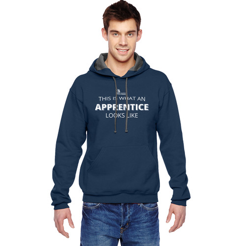 SON Fruit of the Loom Adult SofSpun Hoodie with Apprentice Logo - Navy (Eng Version) (SON-040-NY)