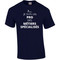 SON Gildan Adult Ultra Cotton T-Shirt with MÉTIERS SPÉCIALISÉS Logo - Masculine - Navy (French Version) (SON-048-NY)