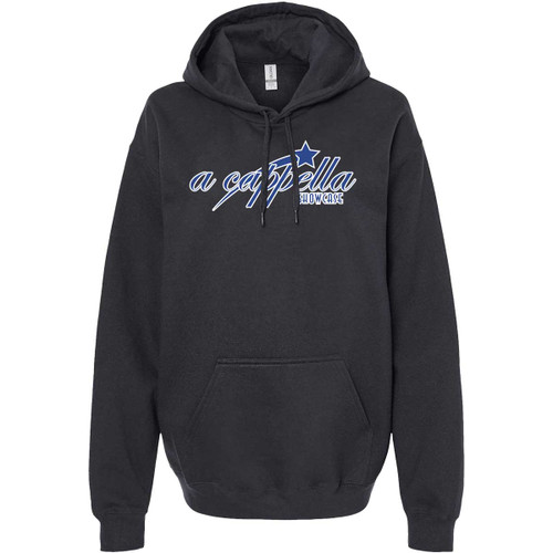 ACP Adult Midweight Pullover Hooded Sweatshirt - Black (ACP-001-BK)