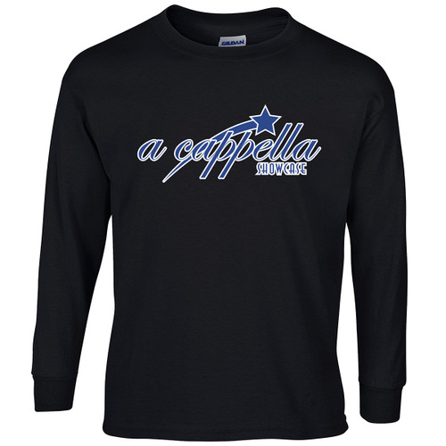 ACP Gildan Adult Ultra Cotton Long-Sleeve T-Shirt - Black (ACP-004-BK)
