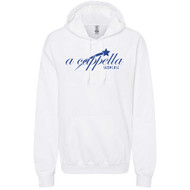 ACP Adult Midweight Hooded Sweatshirt - White Design -2 (ACP-009-WH)