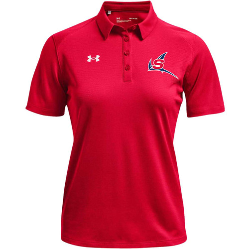 NSW Under Armour Women’s Tech Team Polo - Red (NSW-204-RE)