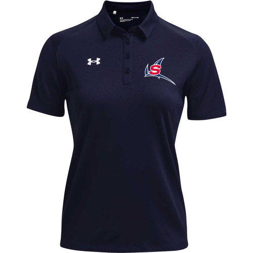 NSW Under Armour Women’s Tech Team Polo - Navy (NSW-204-NY)
