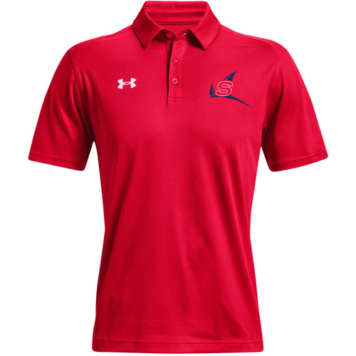 NSW Under Armour Men’s Tech Team Polo - Red (NSW-104-RE)