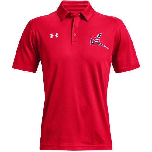 NSW Under Armour Men’s Tech Team Polo - Red (NSW-104-RE)