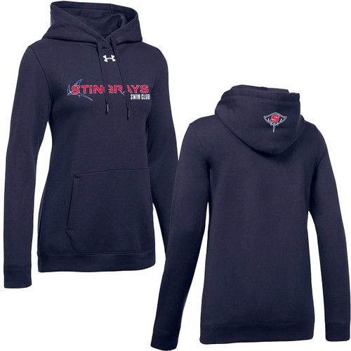 NSW Under Armour Women’s Hustle Fleece Hoodie - Navy (NSW-206-NY)