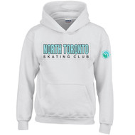 NTS Gildan Youth “North Toronto Skating Club” Hoodie - White (NTS-304-WH)
