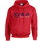 IGN Gildan Adult Heavy Blend 50/50 Hooded Sweatshirt - Red (IGN-112-RE)