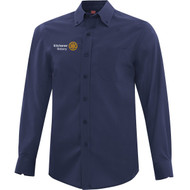 ROK Men’s Long Sleeve Woven Shirt - True Navy (ROK-109-NY)